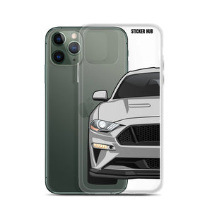 Silver 18-21 Mustang 5.0 - iPhone Case