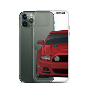 Ruby Red 13-14 Mustang 5.0 - iPhone Case