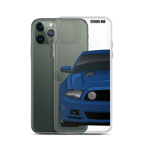 Kona Blue 13-14 Mustang 5.0 - iPhone Case