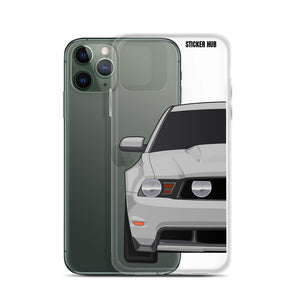 Silver 11-12 Mustang 5.0 - iPhone Case