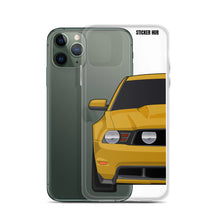 Load image into Gallery viewer, Yellow 11-12 Mustang 5.0 - iPhone Case