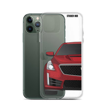 Load image into Gallery viewer, Red Cadillac CTS-V - iPhone Case