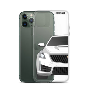 White Cadillac CTS-V - iPhone Case