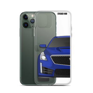 Wave Blue Cadillac CTS-V - iPhone Case