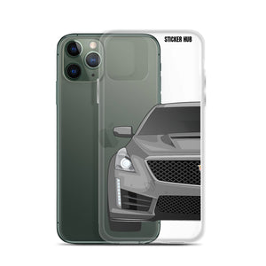 Silver Cadillac CTS-V - iPhone Case