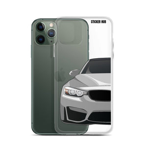 Silver BMW F80 - iPhone Case