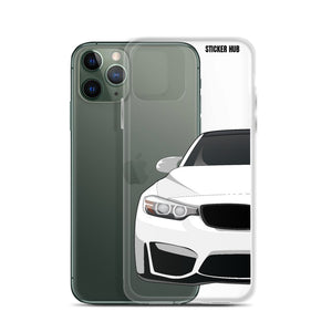 White BMW F80 - iPhone Case