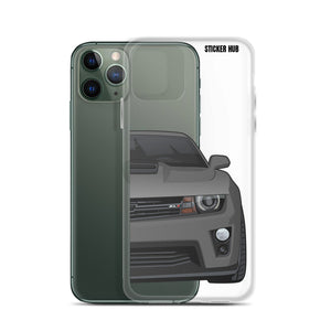 Ashen Grey 5th Gen Camaro ZL1 - iPhone Case