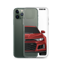 Load image into Gallery viewer, Garnet Red 6th Gen Camaro ZL1 - iPhone Case