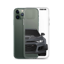 Load image into Gallery viewer, Gray 6th Gen Camaro ZL1 1LE - iPhone Case