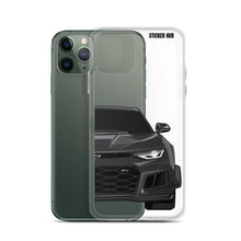 Load image into Gallery viewer, Black 6th Gen Camaro ZL1 1LE - iPhone Case