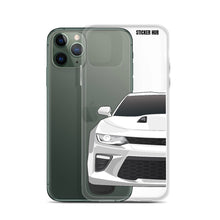 Load image into Gallery viewer, White 6th Gen Camaro SS - iPhone Case