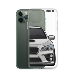 Silver 15-17 Subaru WRX STI - iPhone Case