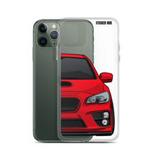 Load image into Gallery viewer, Lightning Red 15-17 Subaru WRX STI - iPhone Case