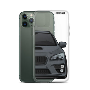 Gray 15-17 Subaru WRX STI - iPhone Case