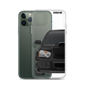 Black 03-05 Subaru WRX STI - iPhone Case