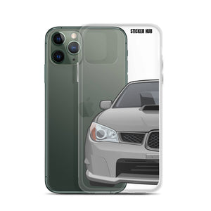 Crystal Grey 06-07 Subaru WRX STI - iPhone Case