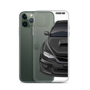 Black 09-14 Subaru WRX STI - iPhone Case