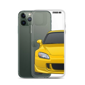 Yellow Honda S2000 - iPhone Case