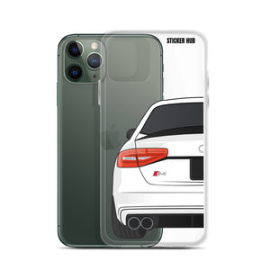 White B8.5 Audi S4 - iPhone Case