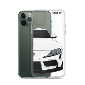 White MKV Toyota Supra - iPhone Case