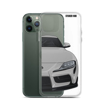 Load image into Gallery viewer, Silver MKV Toyota Supra - iPhone Case