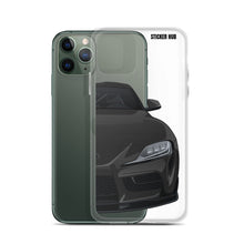 Load image into Gallery viewer, Black MKV Toyota Supra - iPhone Case