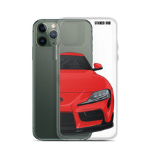 Load image into Gallery viewer, Renaissance Red MKV Toyota Supra - iPhone Case