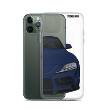 Load image into Gallery viewer, Downshift Blue MKV Toyota Supra - iPhone Case