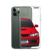 Load image into Gallery viewer, Red Mitsubishi Evo - iPhone Case