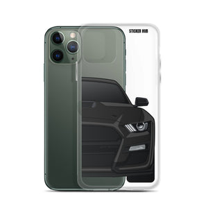 Black 20+ Mustang GT500 - iPhone Case