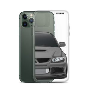 Gray Mitsubishi Evo - iPhone Case