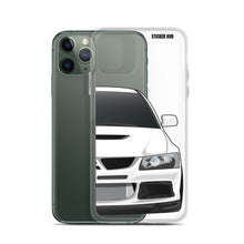 Load image into Gallery viewer, White Mitsubishi Evo - iPhone Case