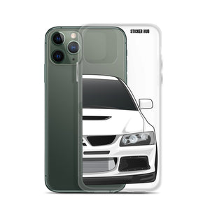 White Mitsubishi Evo - iPhone Case