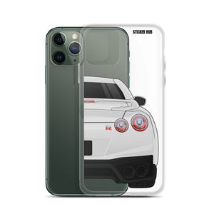 White R35 Nissan GTR - iPhone Case