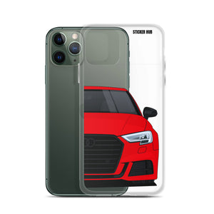 Tango Red B9 Audi S3 - iPhone Case