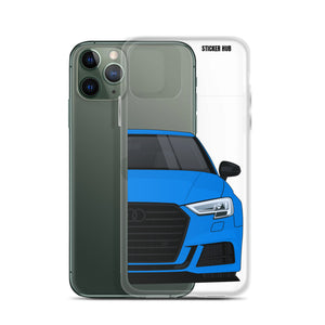 Turbo Blue B9 Audi S3 - iPhone Case