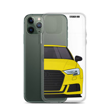 Load image into Gallery viewer, Yellow B9 Audi S3 - iPhone Case