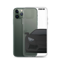 Load image into Gallery viewer, Black Lamborghini Aventadoor - iPhone Case