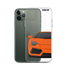 Load image into Gallery viewer, Orange Lamborghini Aventadoor - iPhone Case