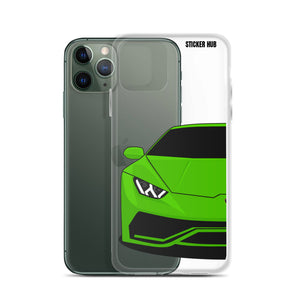 Green Lamborghini Huracan - iPhone Case