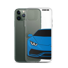 Load image into Gallery viewer, Blue Lamborghini Huracan - iPhone Case