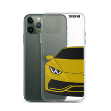 Load image into Gallery viewer, Yellow Lamborghini Huracan - iPhone Case