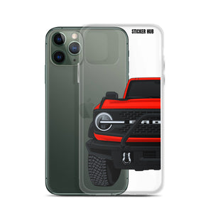 Red Ford Bronco "First Edition" - iPhone Case