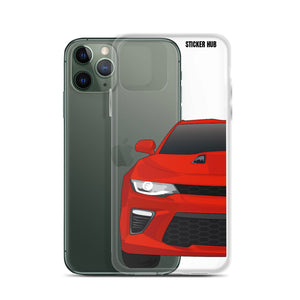 Red 6th Gen Camaro SS - iPhone Case