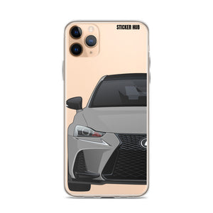 Silver Lexus IS300 - iPhone Case