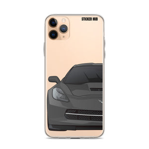 Gray C7 Corvette Stingray - iPhone Case