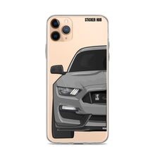 Load image into Gallery viewer, Gray Mustang GT350 - iPhone Case