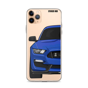 Lightning Blue Mustang GT350 - iPhone Case