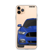 Load image into Gallery viewer, Deep Impact Blue 15-17 Mustang 5.0 - iPhone Case